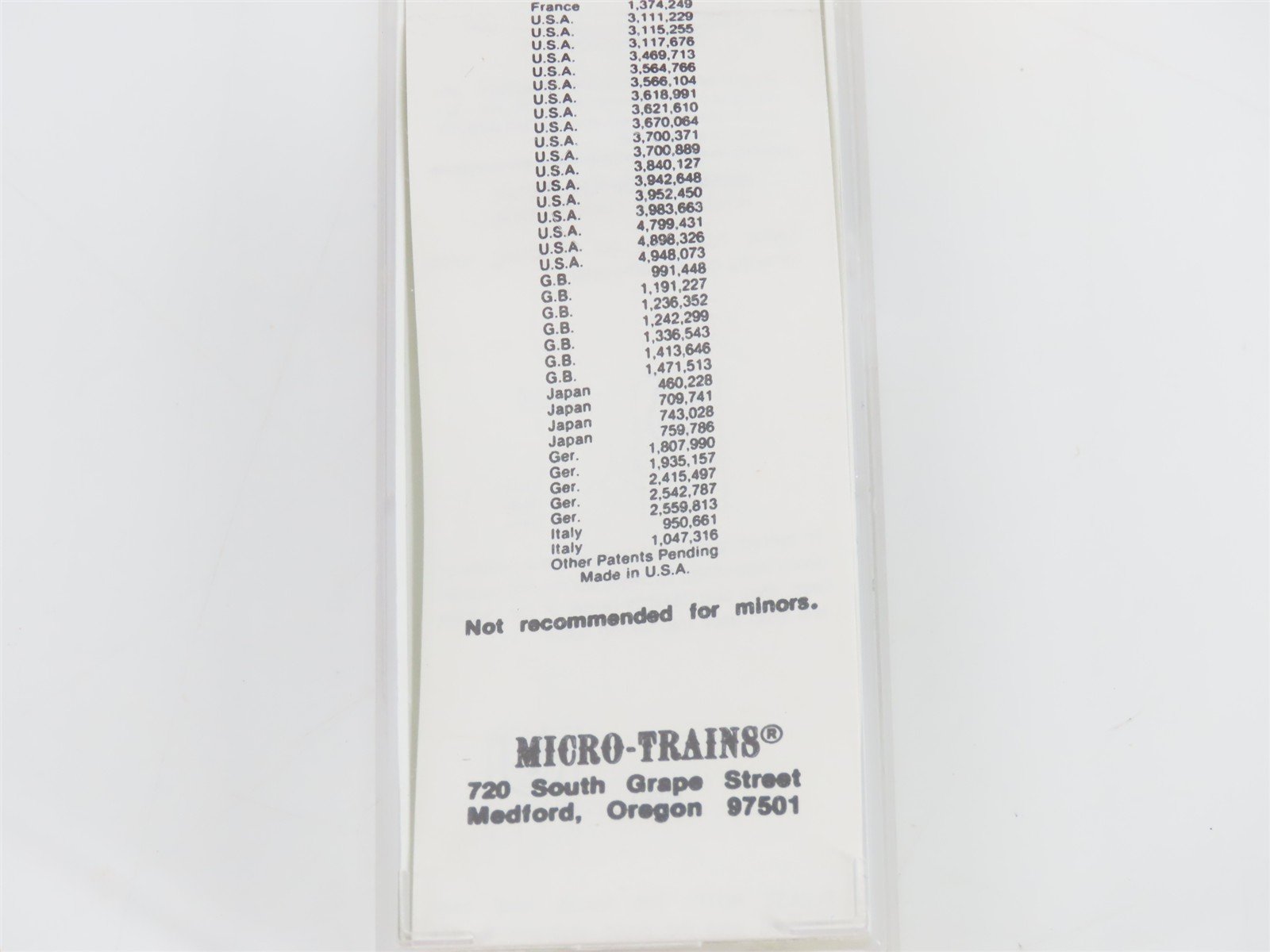 Z Scale Micro-Trains MTL 14123-2 NKP Nickel Plate Road 40' Box Car #13456