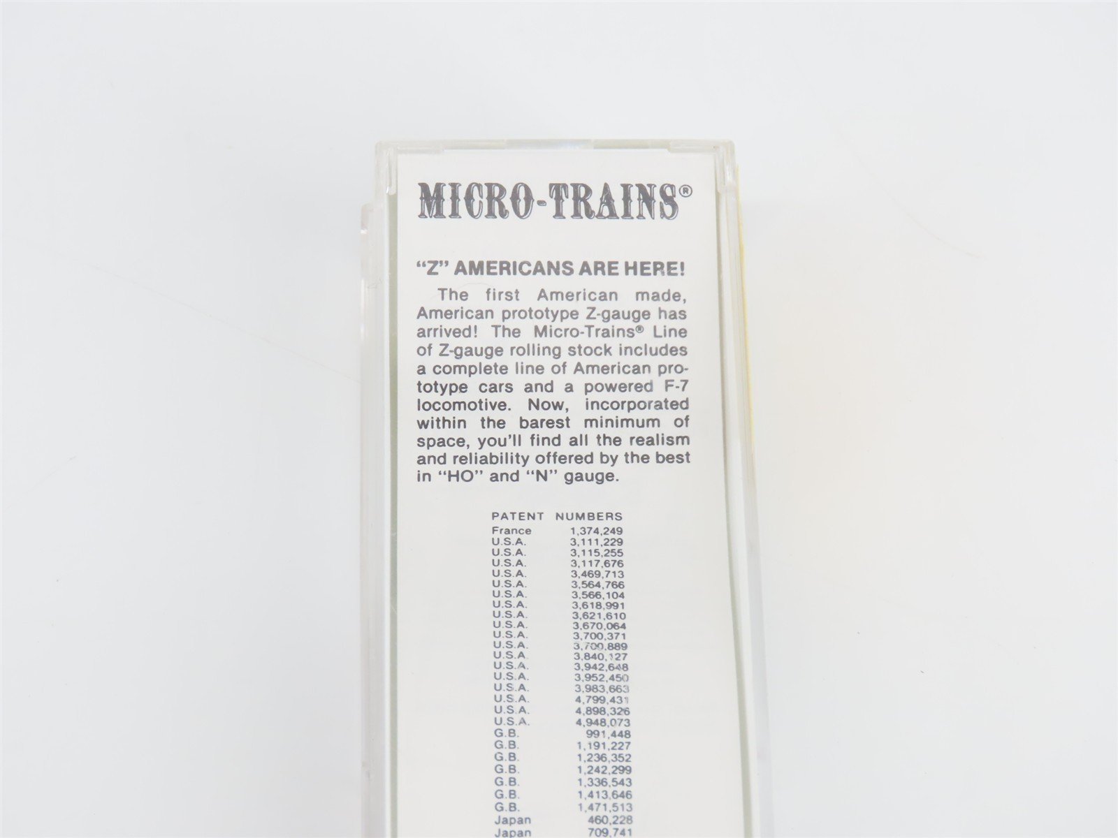 Z Scale Micro-Trains MTL 14124-2 SAL Orange Blossom Special 40' Box Car #17075