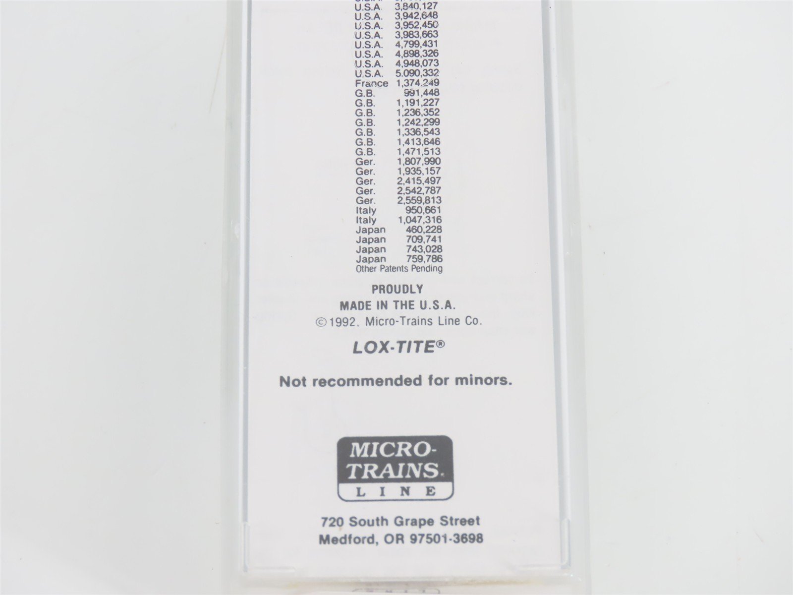 Z Scale Micro-Trains MTL 14125-2 GN Great Northern 