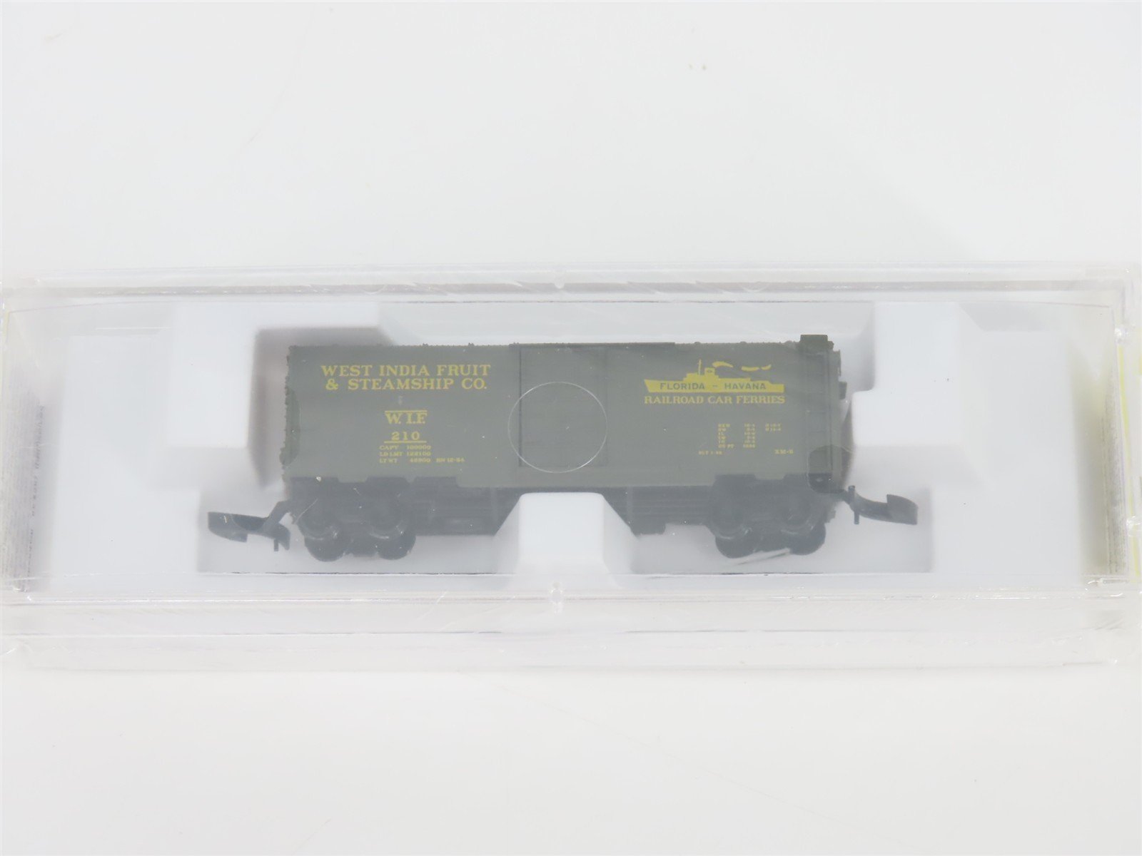 Z Scale Micro-Trains MTL 14126 WIF West India Fruit 40' Single Door Box Car #210