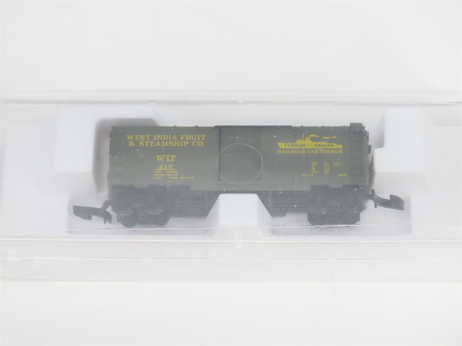 Z Scale Micro-Trains MTL 14126 WIF West India Fruit 40' Single Door Box Car #210