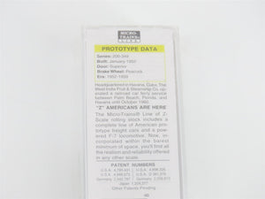 Z Scale Micro-Trains MTL 14126 WIF West India Fruit 40' Single Door Box Car #210