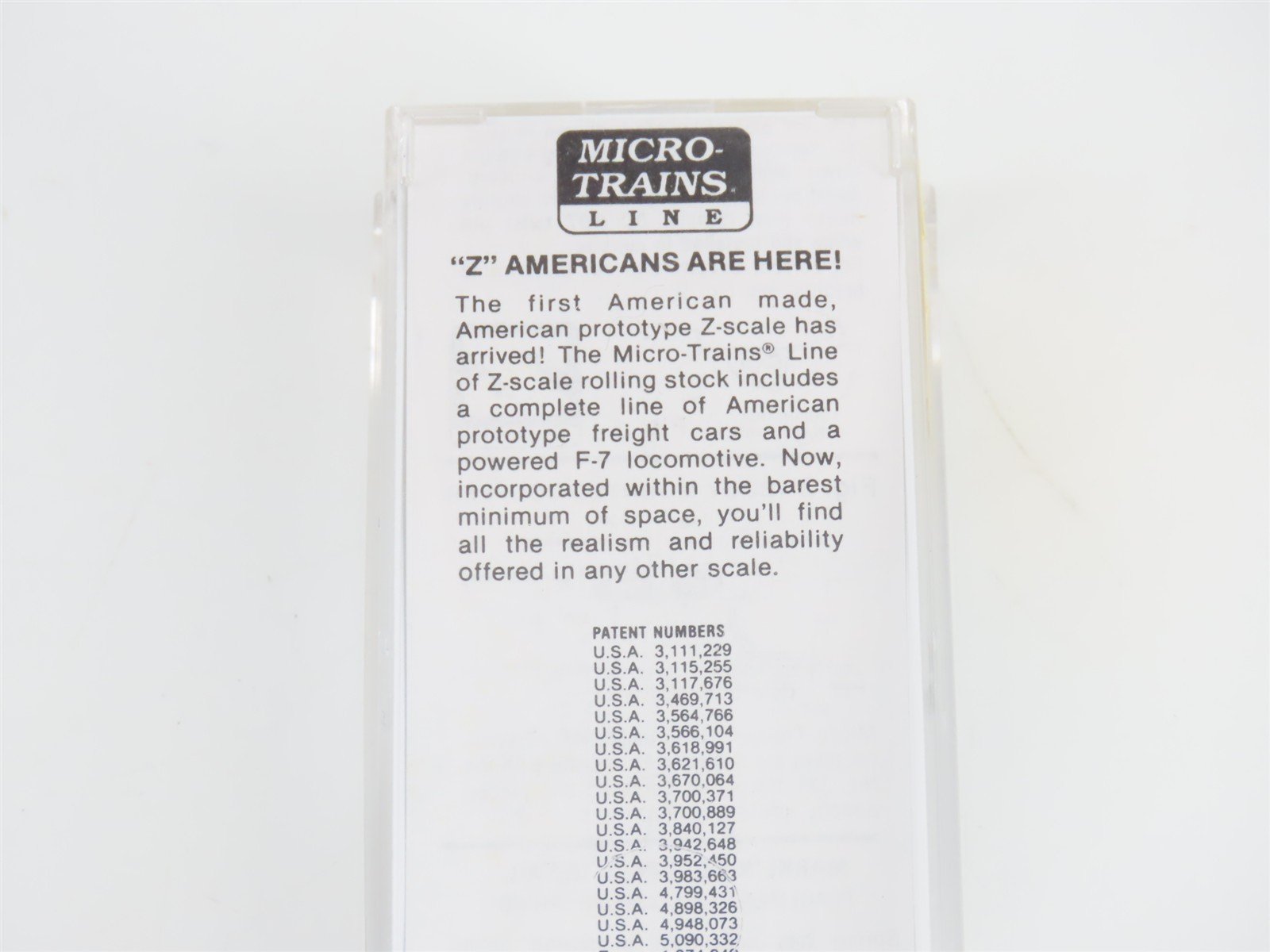 Z Scale Micro-Trains MTL 14127-2 WIF 