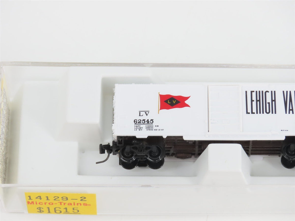 Z Scale Micro-Trains MTL 14129-2 LV Lehigh Valley 40&#39; Single Door Box Car #62545
