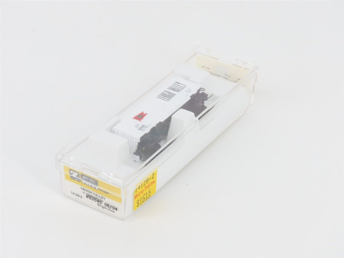 Z Scale Micro-Trains MTL 14129-2 LV Lehigh Valley 40&#39; Single Door Box Car #62545