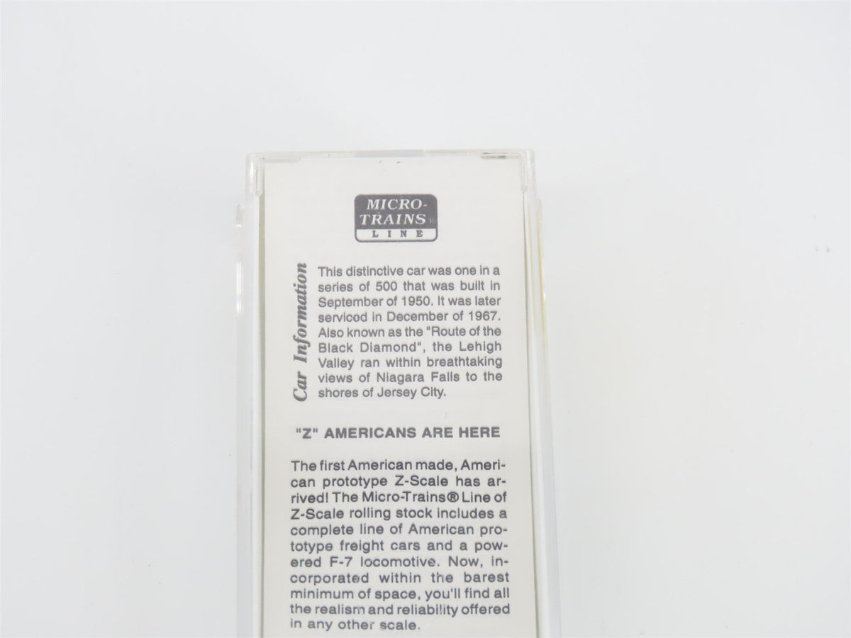 Z Scale Micro-Trains MTL 14129-2 LV Lehigh Valley 40&#39; Single Door Box Car #62545