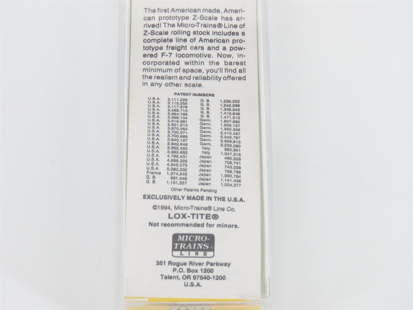 Z Scale Micro-Trains MTL 14129-2 LV Lehigh Valley 40' Single Door Box Car #62545