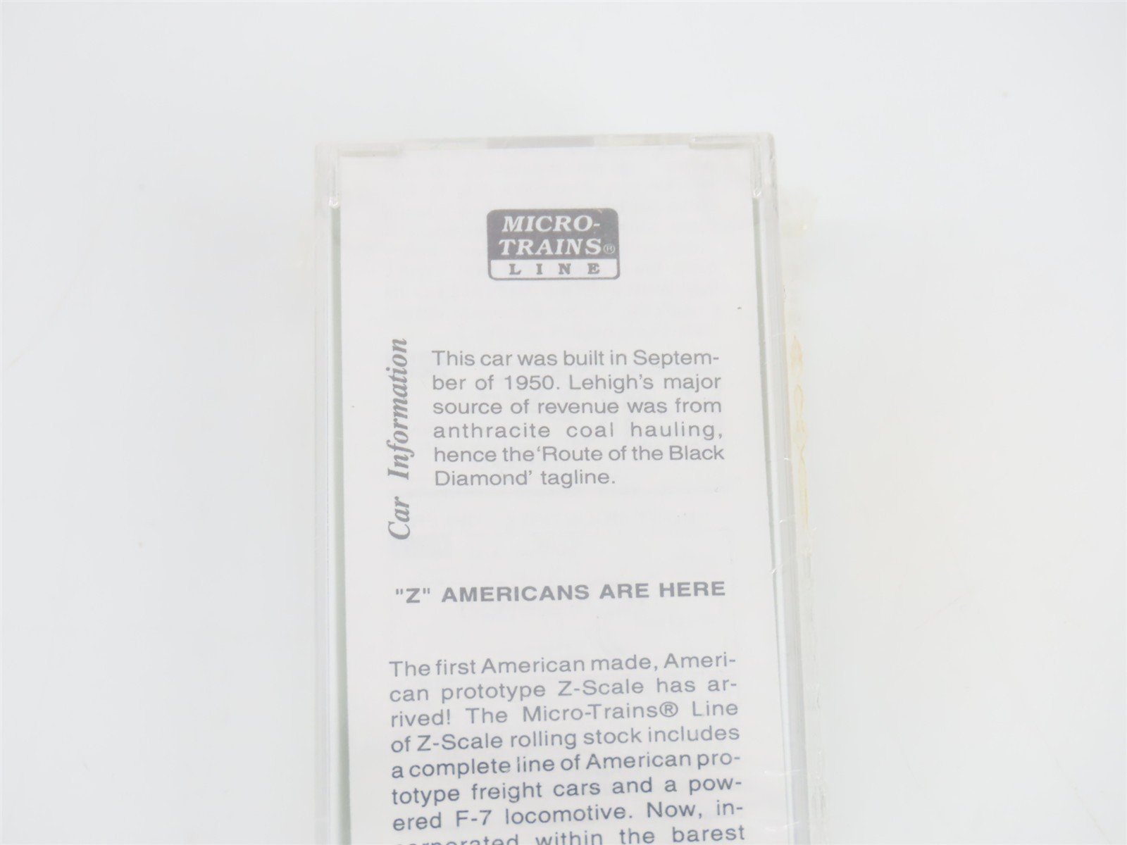 Z Scale Micro-Trains MTL 14129-2 LV Lehigh Valley 40' Single Door Box Car #62570