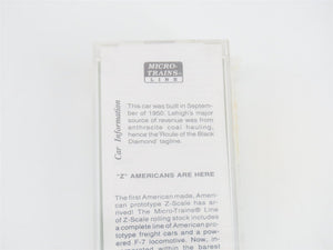 Z Scale Micro-Trains MTL 14129-2 LV Lehigh Valley 40' Single Door Box Car #62570