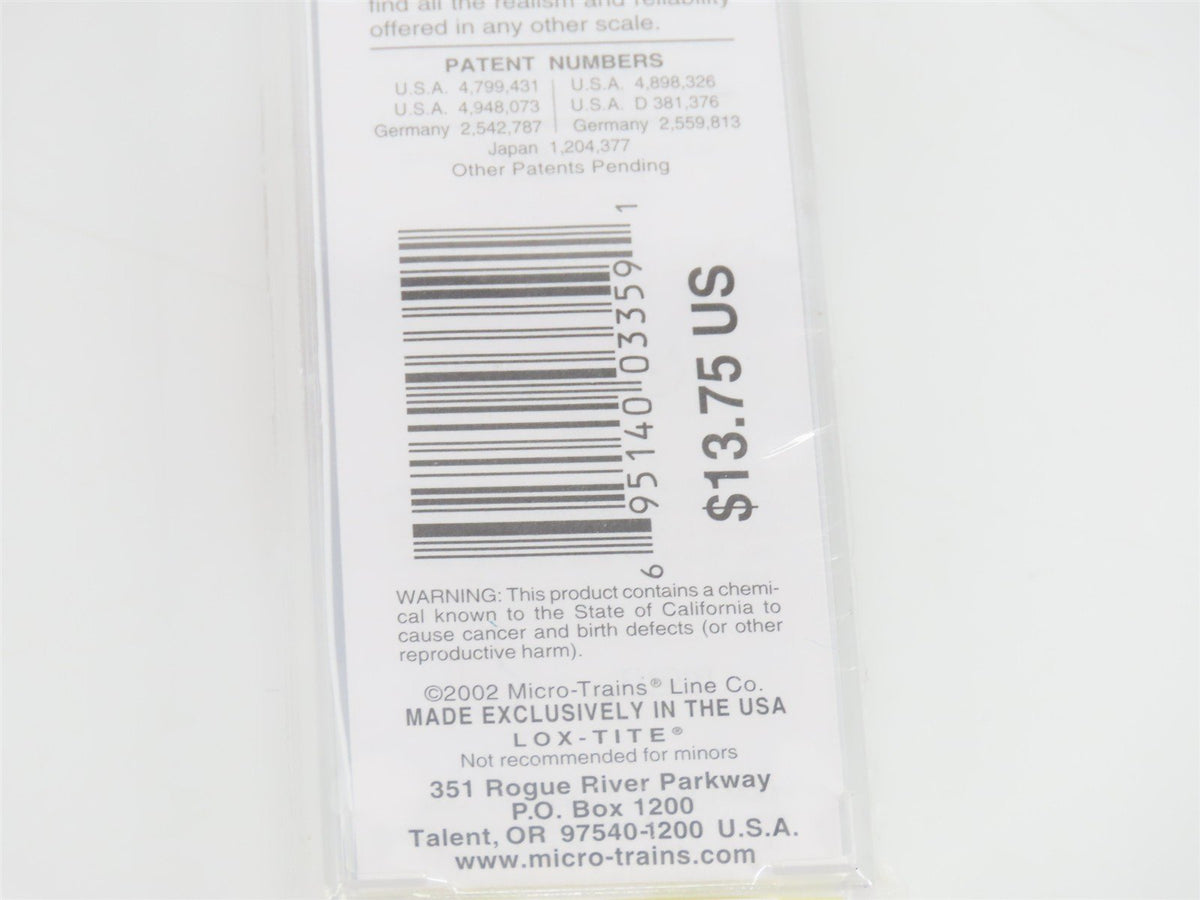 Z Scale Micro-Trains MTL 14419 CN Canadian National Single Dome Tank Car #990984