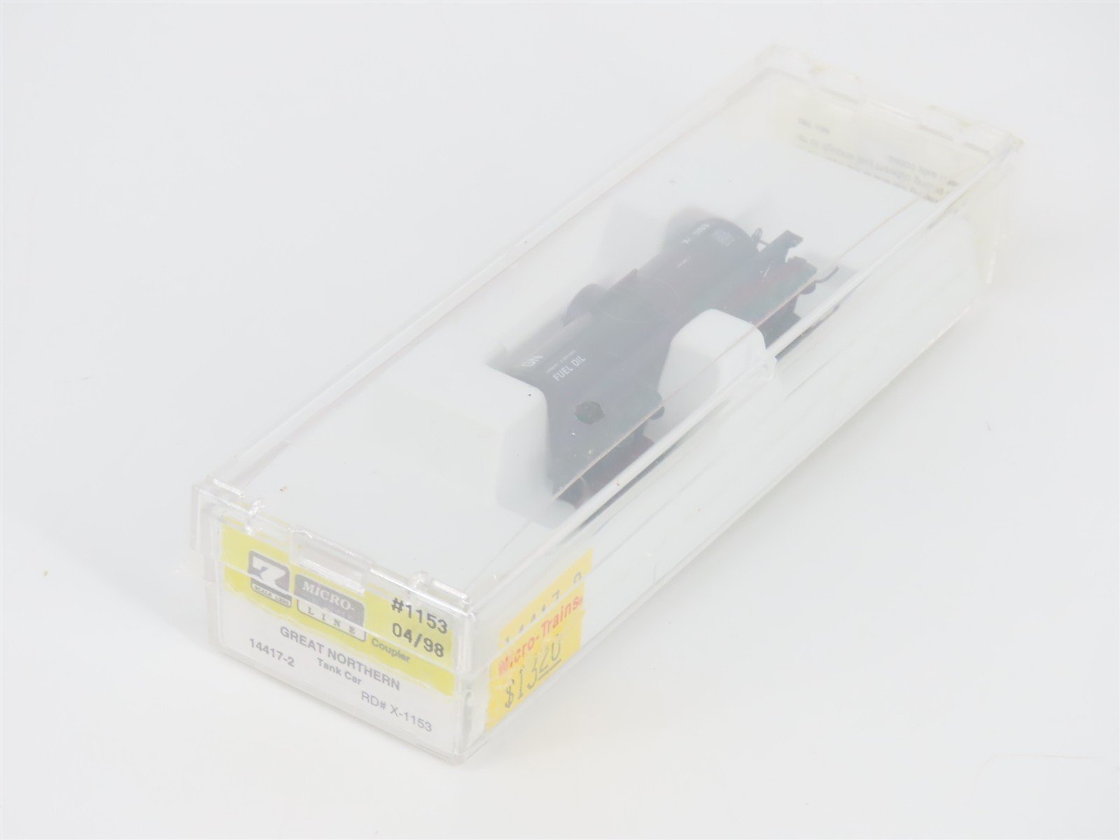 Z Scale Micro-Trains MTL 14417-2 GN Great Northern Single Dome Tank Car #X-1153