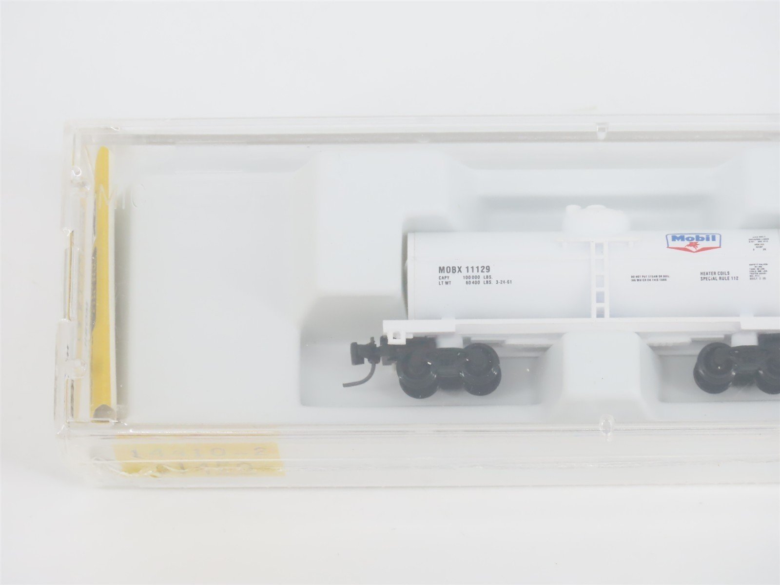 Z Scale Micro-Trains MTL 14410-2 MOBX Mobil Single Dome Tank Car #11129