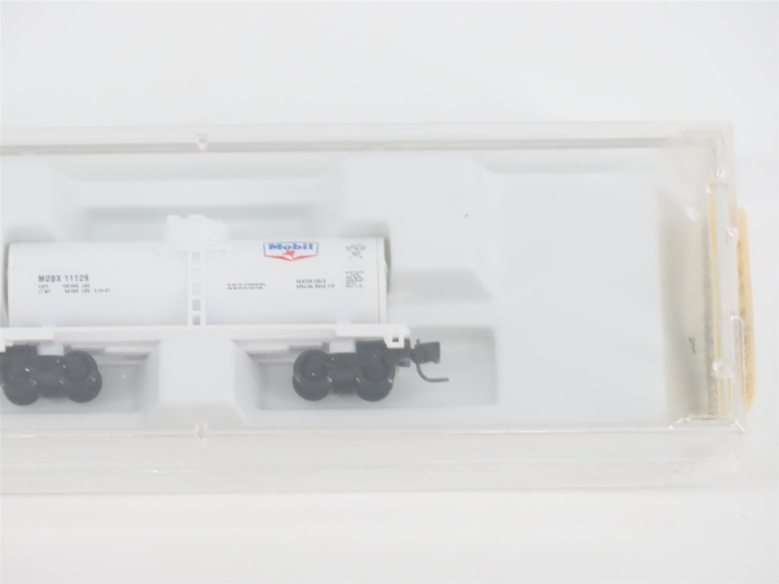Z Scale Micro-Trains MTL 14410-2 MOBX Mobil Single Dome Tank Car #11129