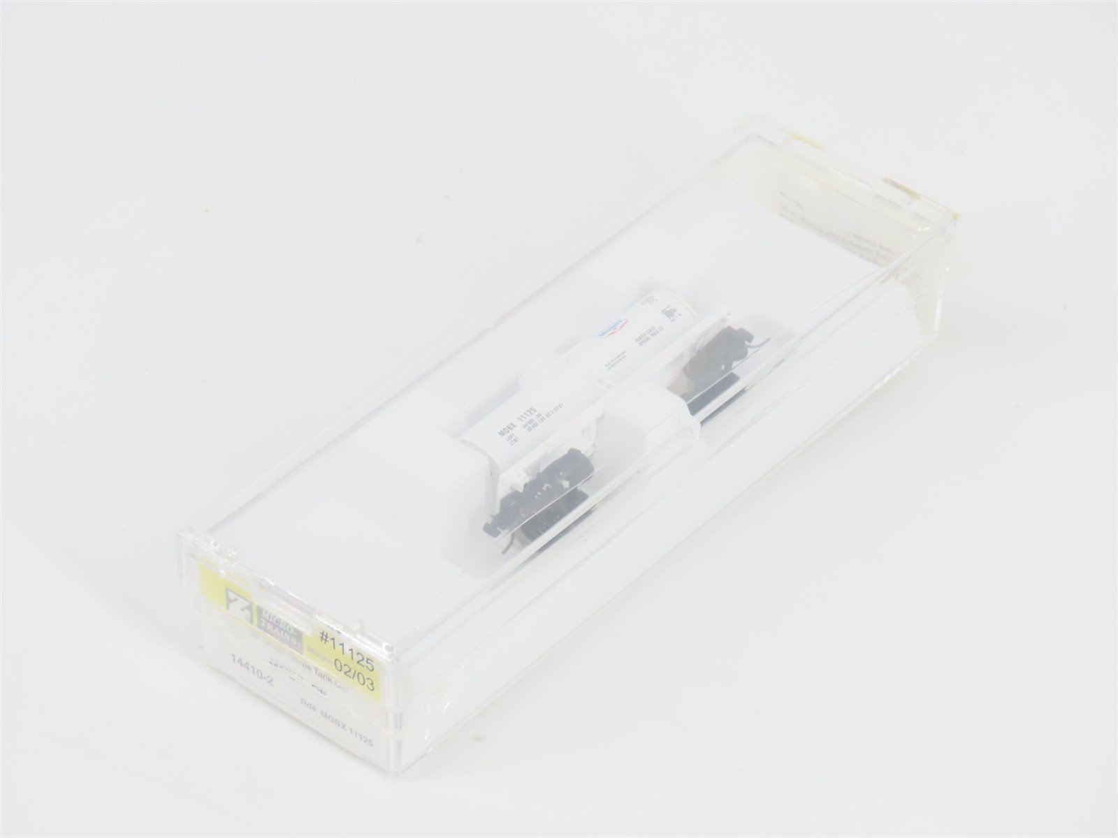 Z Scale Micro-Trains MTL 14410-2 MOBX Mobil Oil Single Dome Tank Car #11125