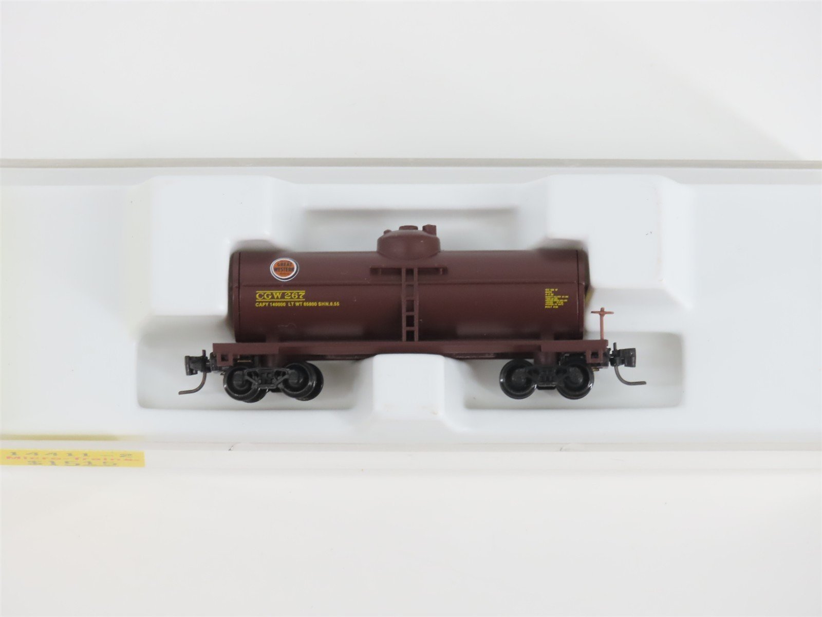 Z Micro-Trains MTL 1411-2 CGW Chicago Great Western Single Dome Tank Car #267