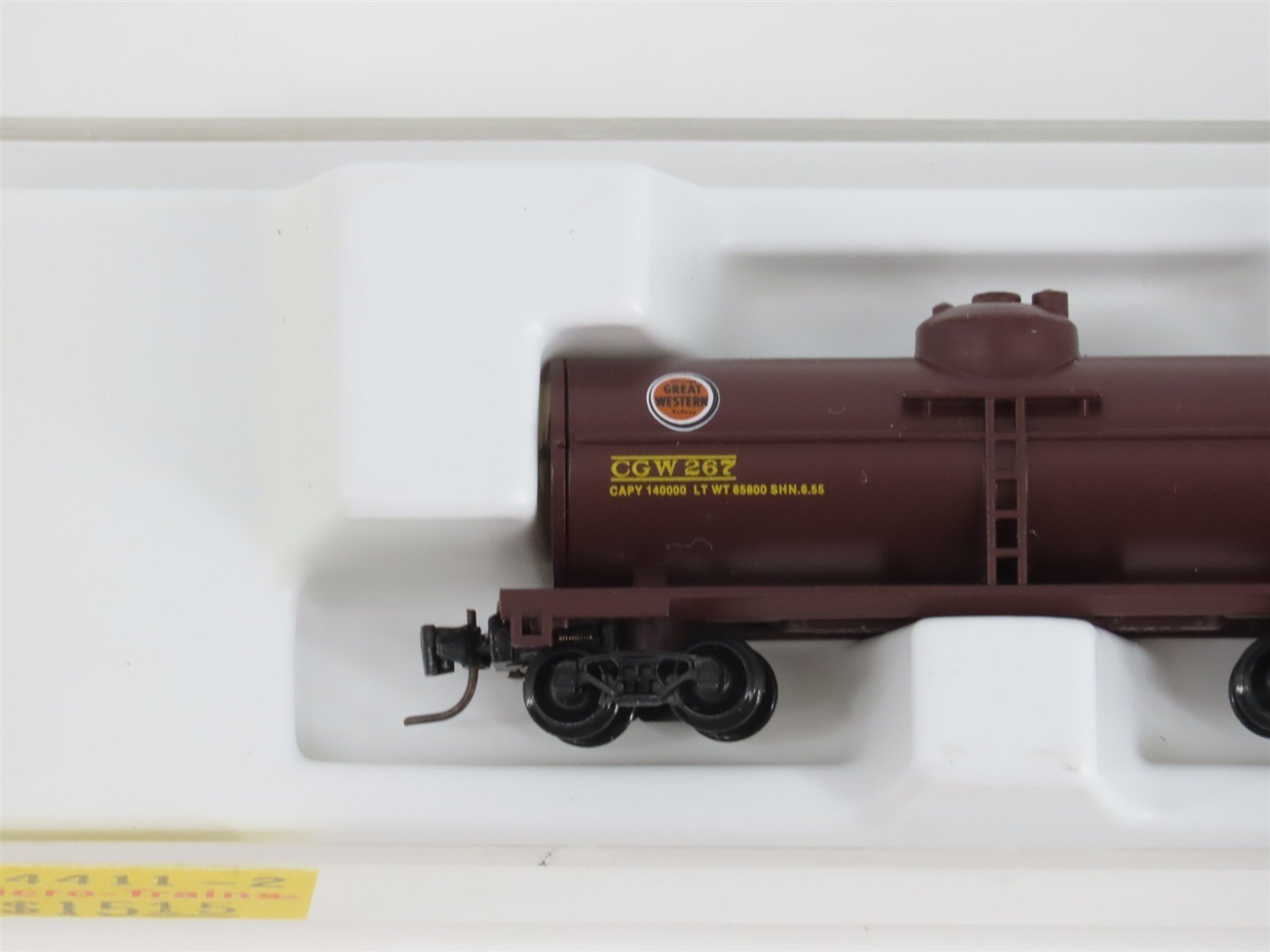 Z Micro-Trains MTL 1411-2 CGW Chicago Great Western Single Dome Tank Car #267