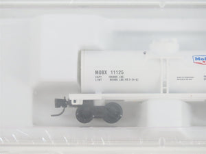 Z Scale Micro-Trains MTL 14410-2 MOBX Mobil Oil Single Dome Tank Car #11125