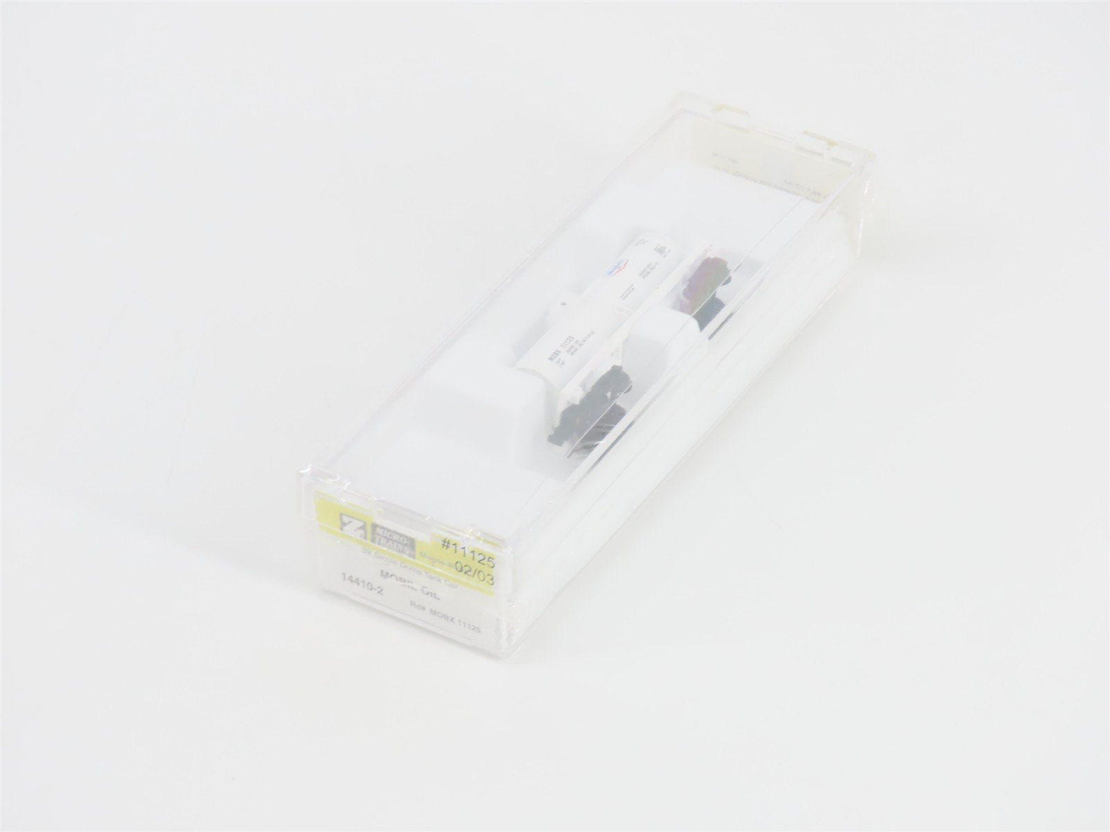 Z Scale Micro-Trains MTL 14410-2 MOBX Mobil Oil Single Dome Tank Car #11125