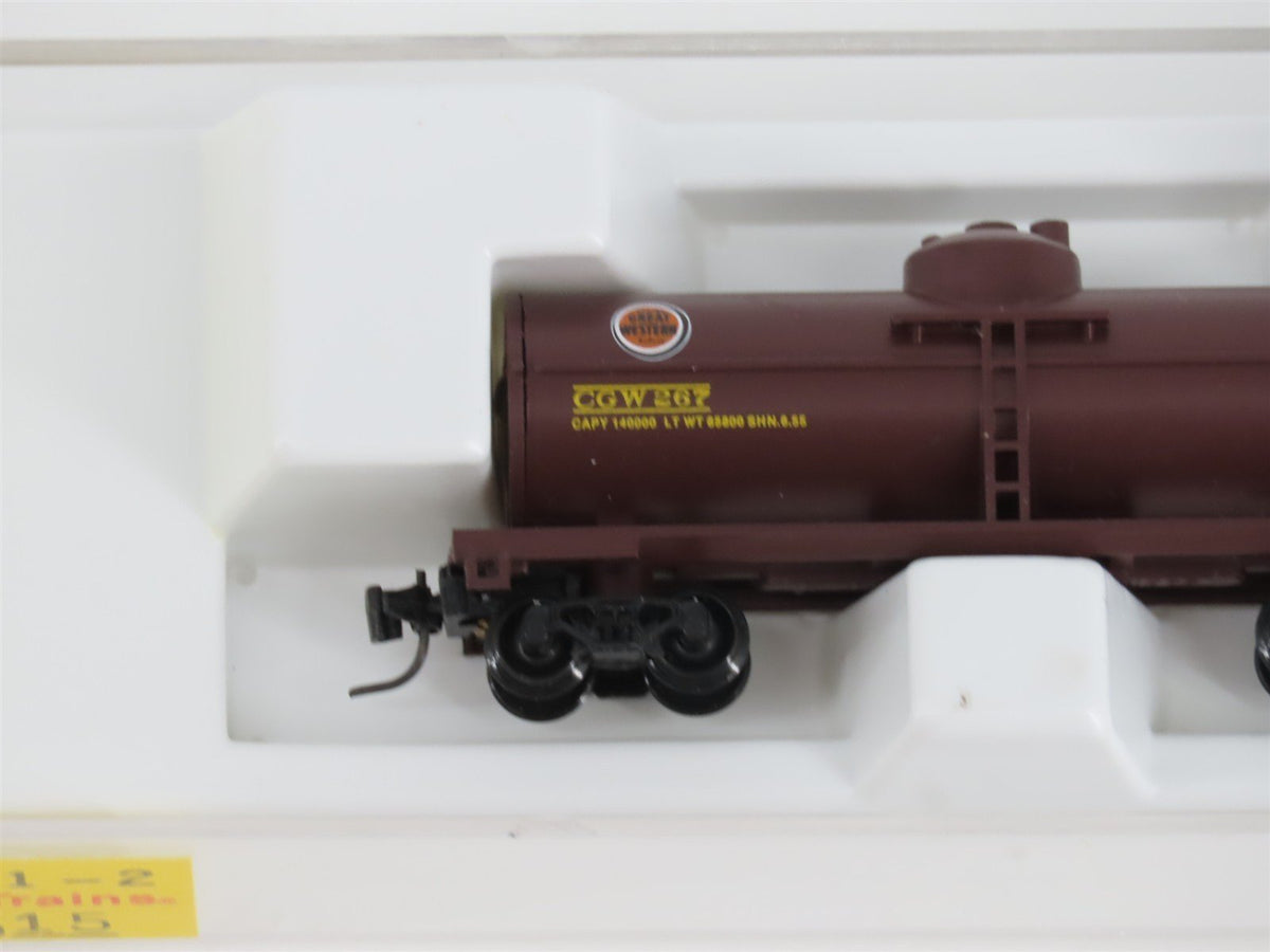 Z Micro-Trains MTL 14411-2 CGW Chicago Great Western Single Dome Tank Car #267