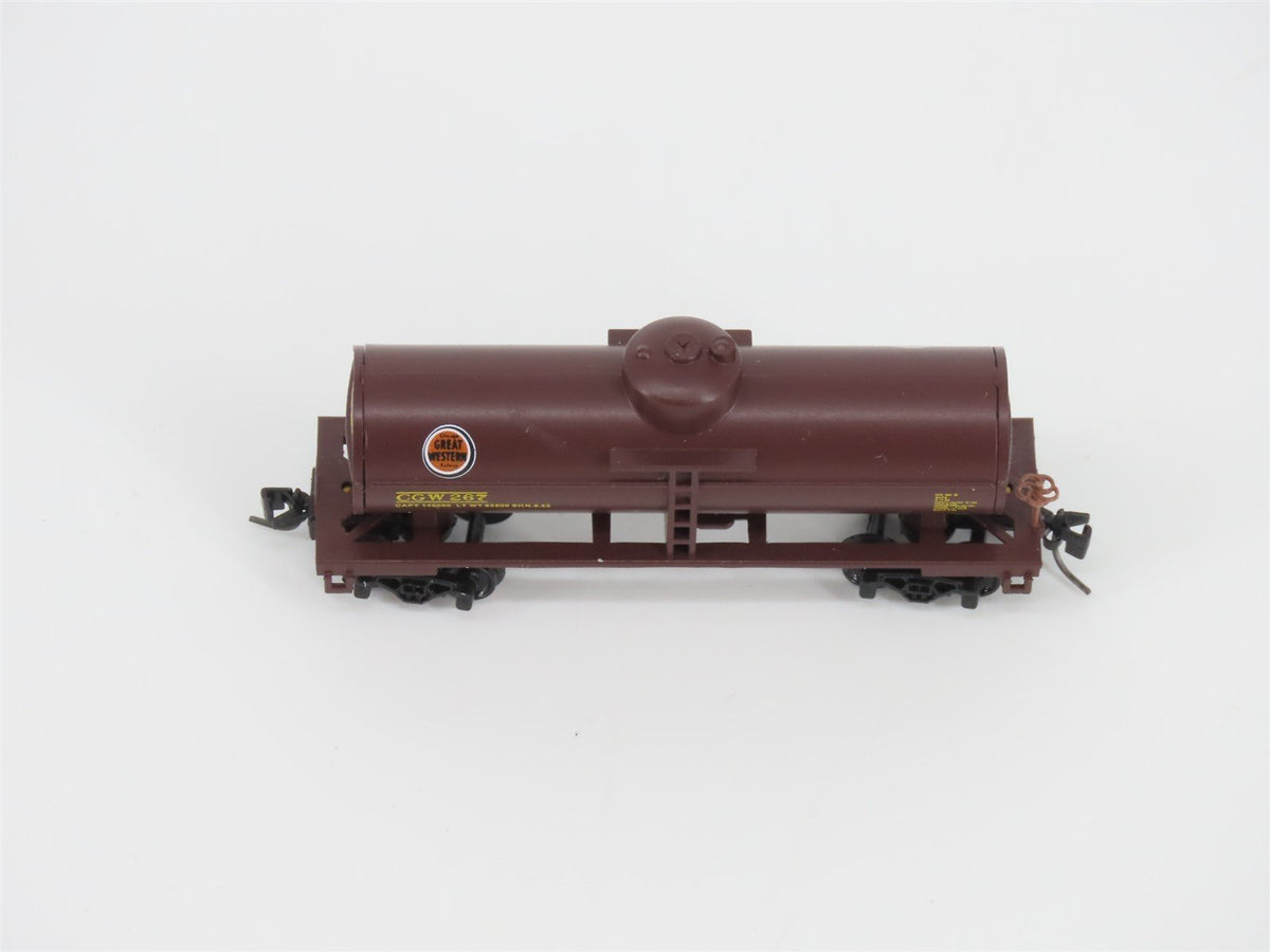 Z Micro-Trains MTL 14411-2 CGW Chicago Great Western Single Dome Tank Car #267
