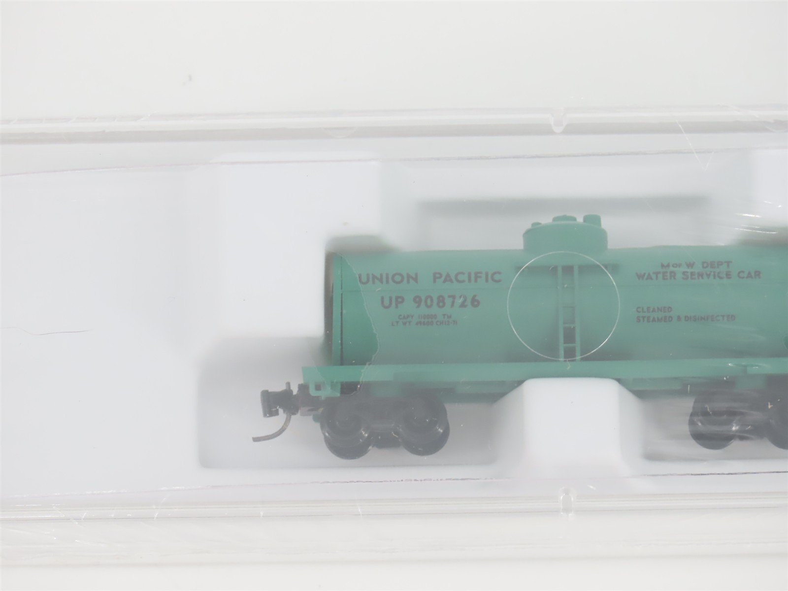 Z Micro-Trains MTL 14414-2 UP Union Pacific Single Dome Water Tank Car #908726