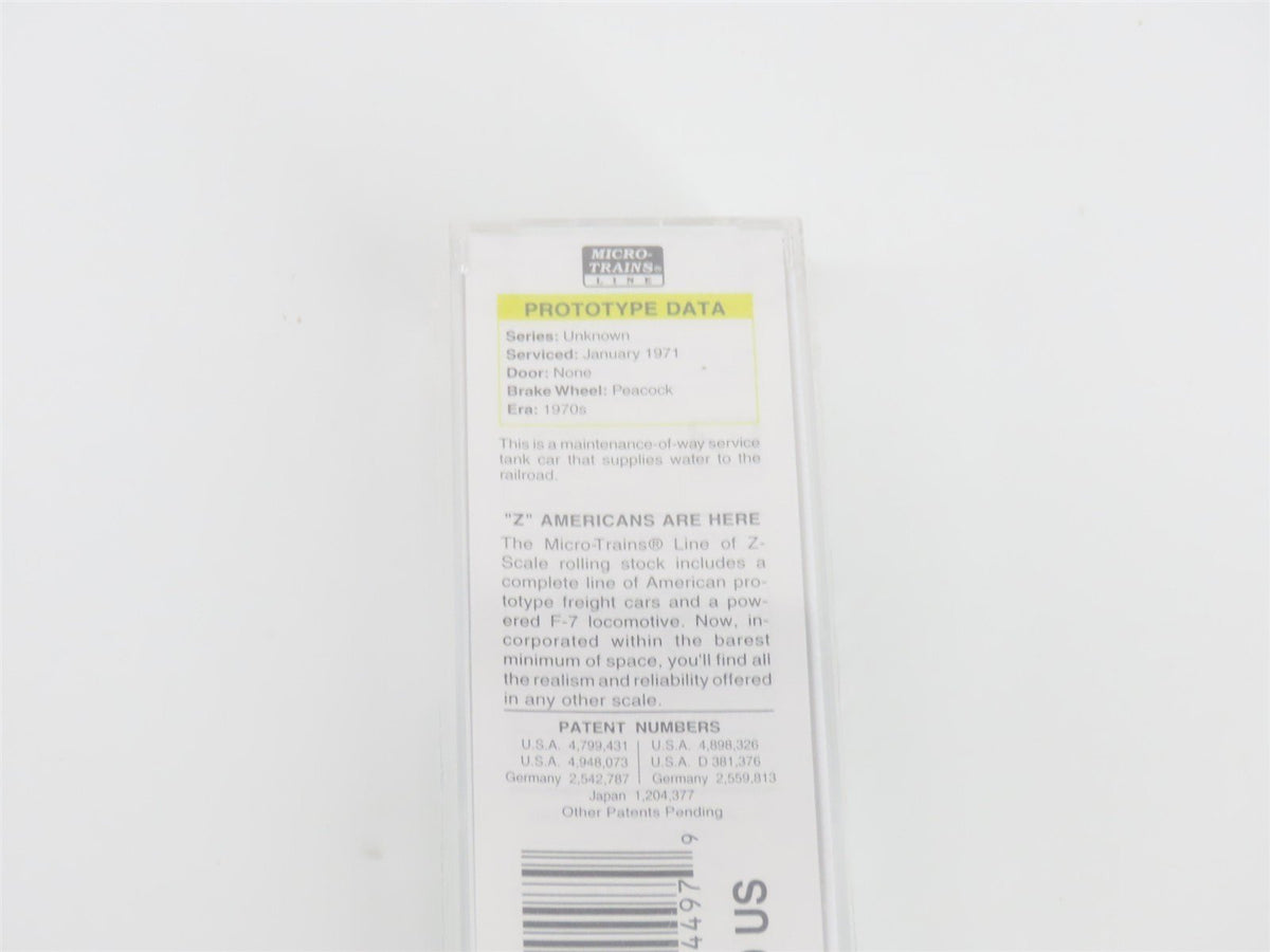 Z Micro-Trains MTL 14414-2 UP Union Pacific Single Dome Water Tank Car #908726