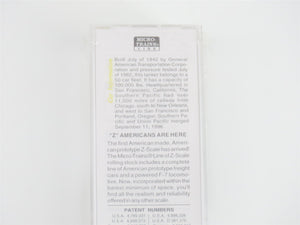 Z Scale Micro-Trains MTL 14408-2 SP Southern Pacific Single Dome Tank Car #60175