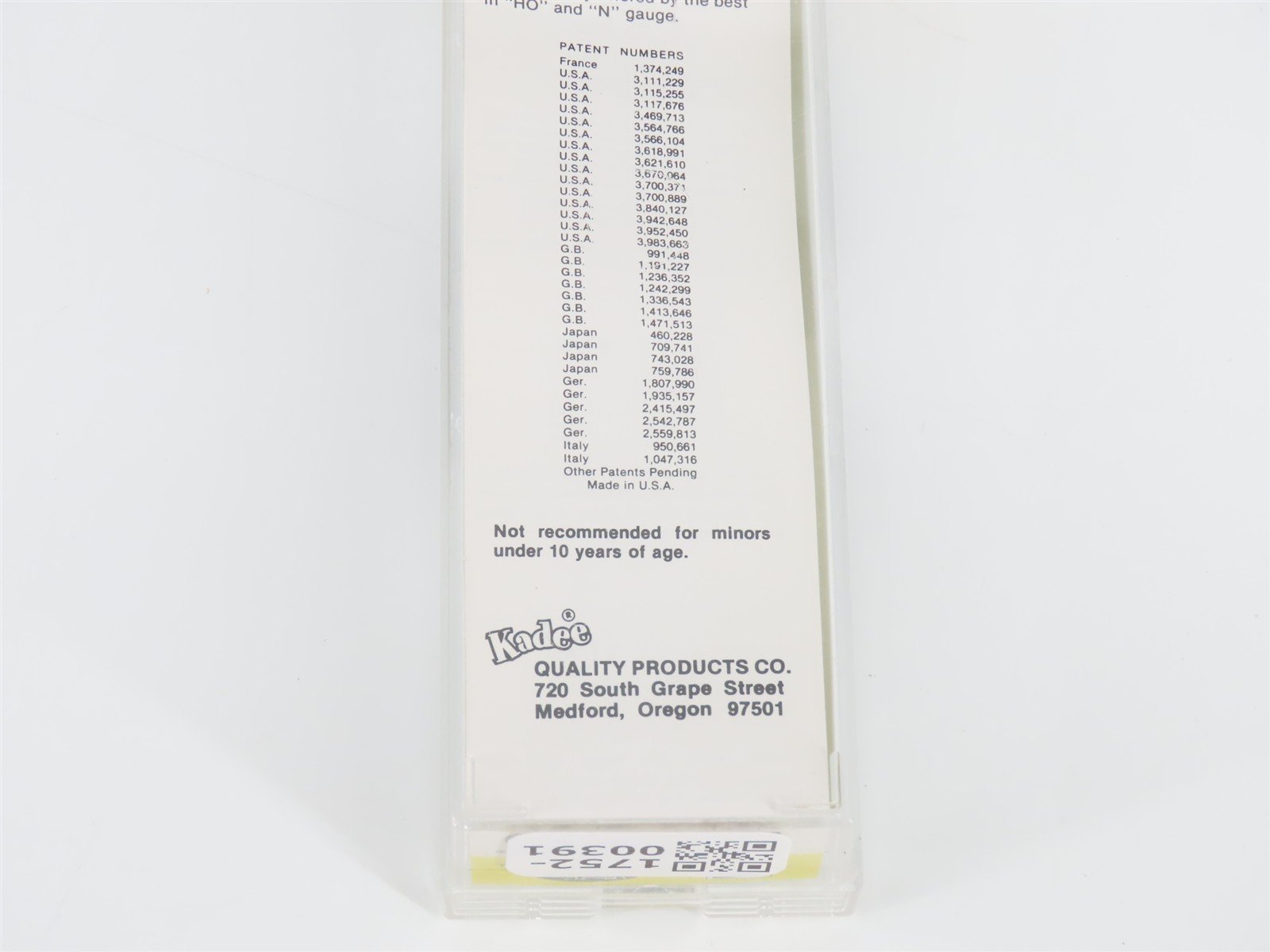 Z Kadee Micro-Trains MTL 14408-2 SP Southern Pacific Single Dome Tank Car #60178