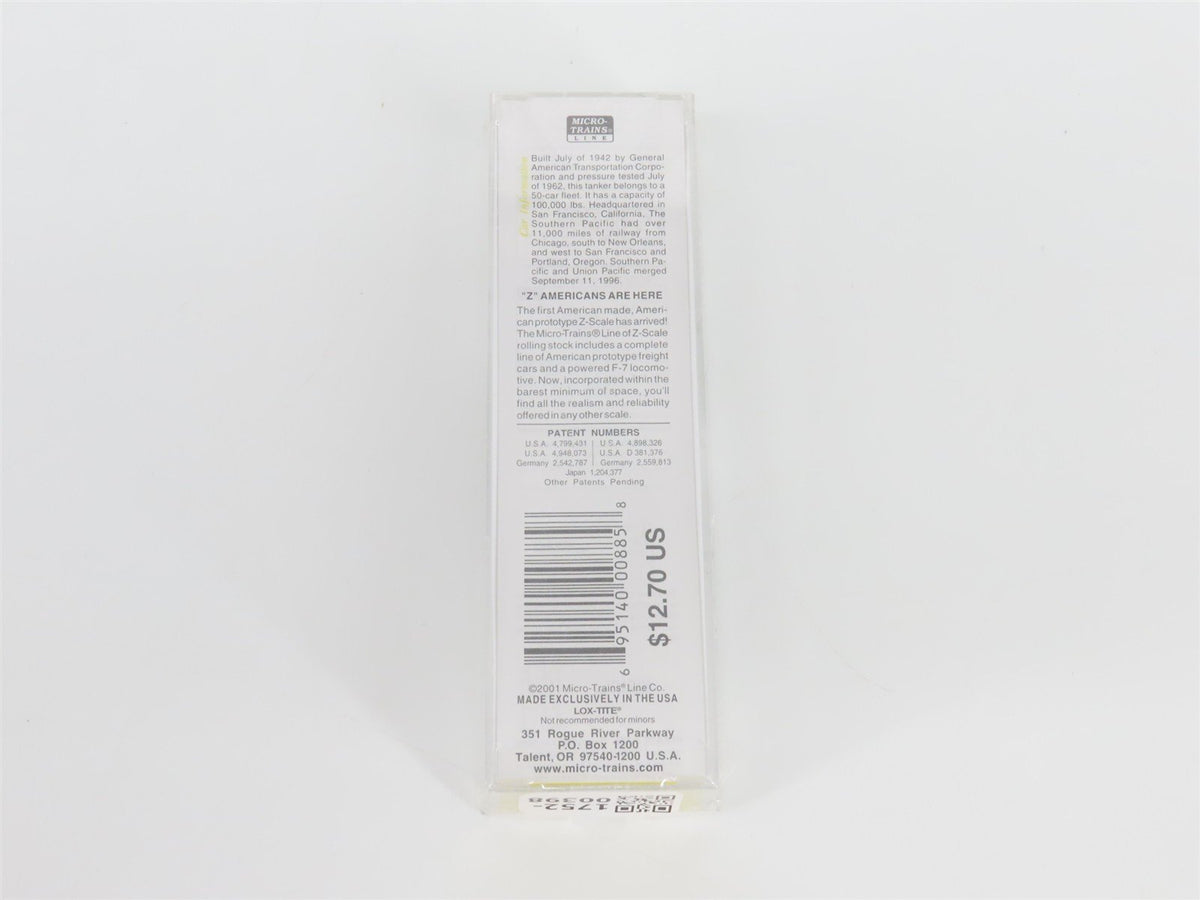 Z Scale Micro-Trains MTL 14408 SP Southern Pacific Single Dome Tank Car #60175