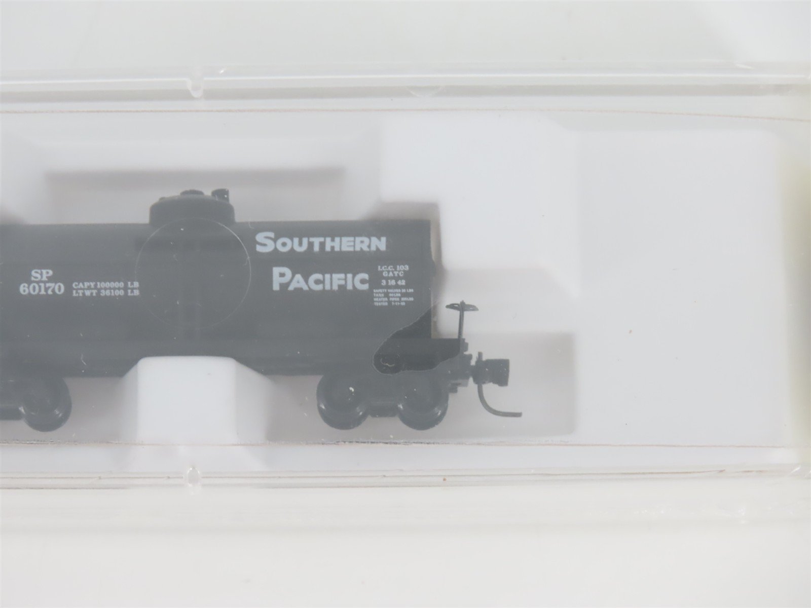 Z Scale Micro-Trains MTL 14408-2 SP Southern Pacific Single Dome Tank Car #60170