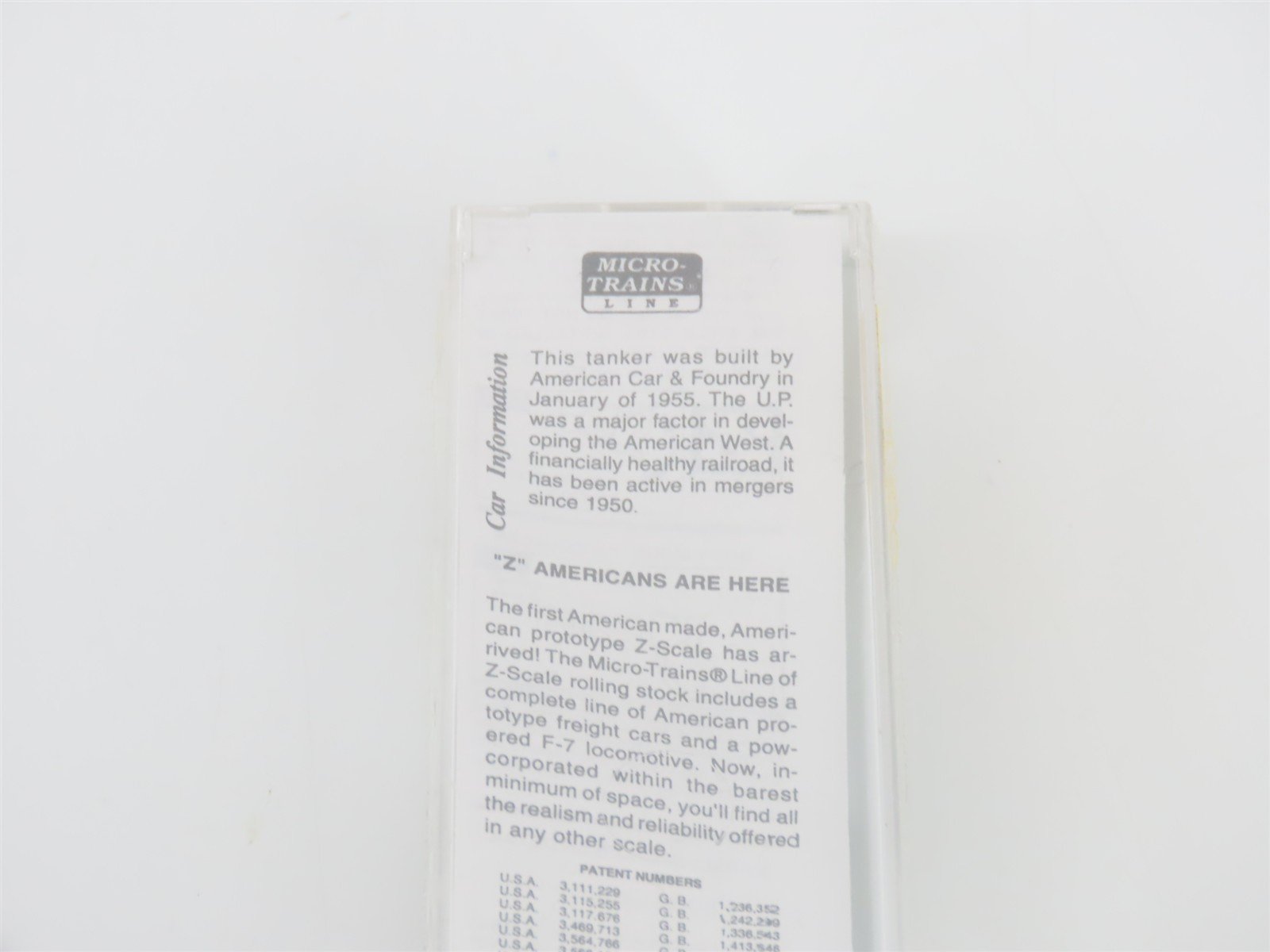 Z Scale Micro-Trains MTL 14405-2 UP Union Pacific Single Dome Tank Car #70133