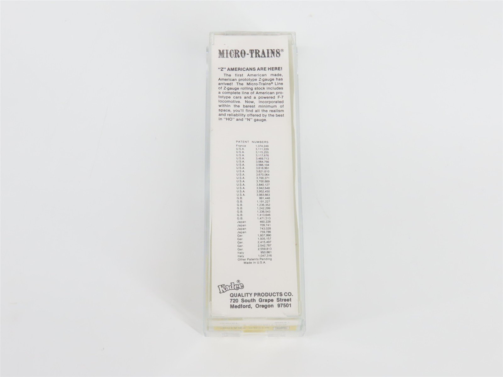 Z Kadee Micro-Trains MTL 14406 B&O Baltimore & Ohio Single Dome Tank Car #X416