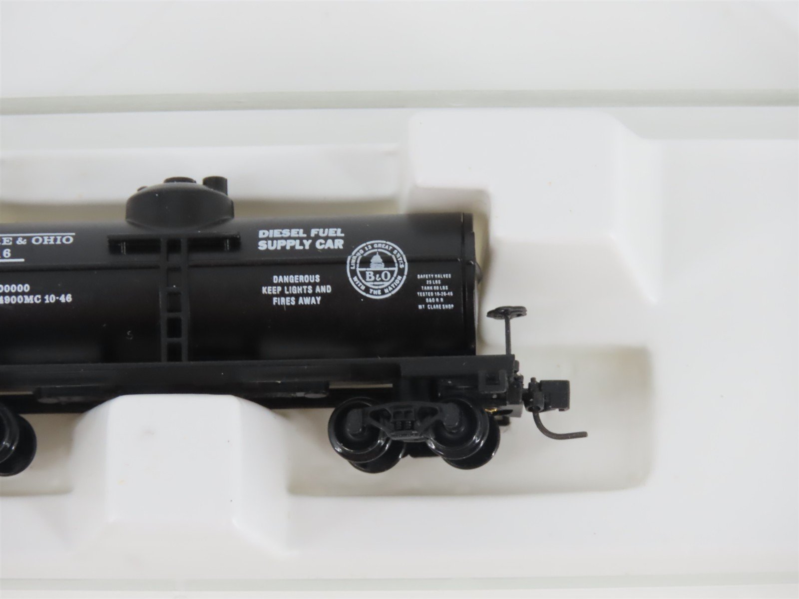 Z Kadee Micro-Trains MTL 14406-2 B&O Baltimore & Ohio Single Dome Tank Car #X416
