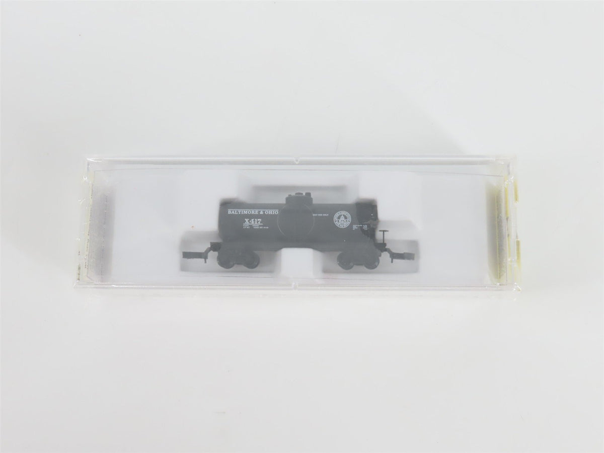 Z Scale Micro-Trains MTL 14406 B&amp;O Baltimore &amp; Ohio Single Dome Tank Car #X417