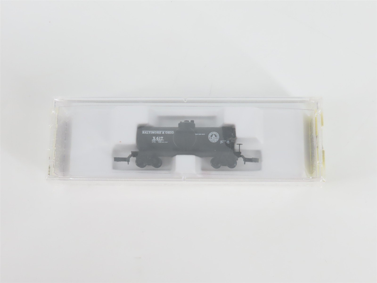 Z Scale Micro-Trains MTL 14406 B&O Baltimore & Ohio Single Dome Tank Car #X417