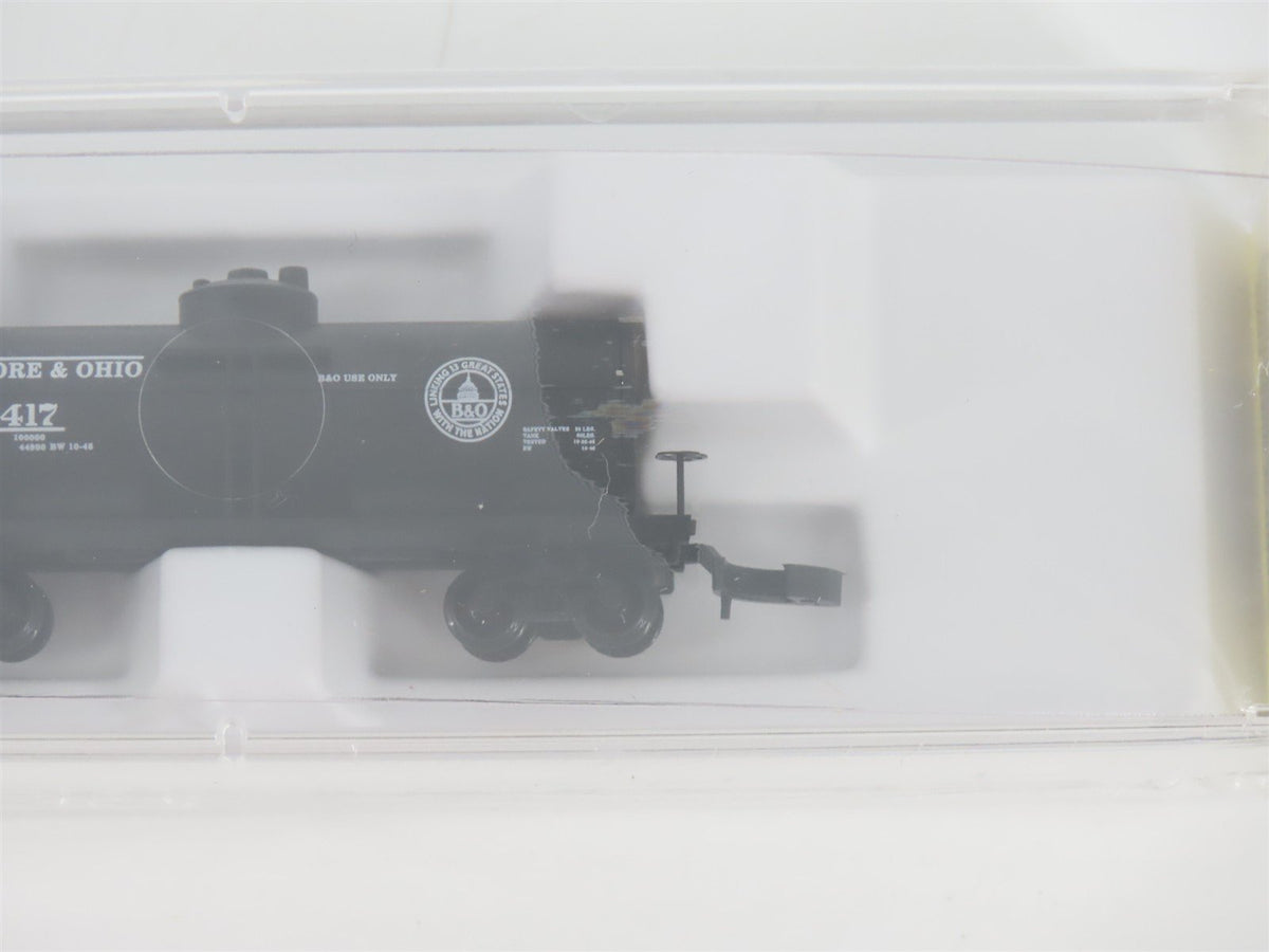 Z Scale Micro-Trains MTL 14406 B&amp;O Baltimore &amp; Ohio Single Dome Tank Car #X417