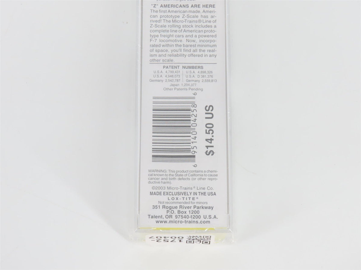 Z Scale Micro-Trains MTL 14406 B&amp;O Baltimore &amp; Ohio Single Dome Tank Car #X417