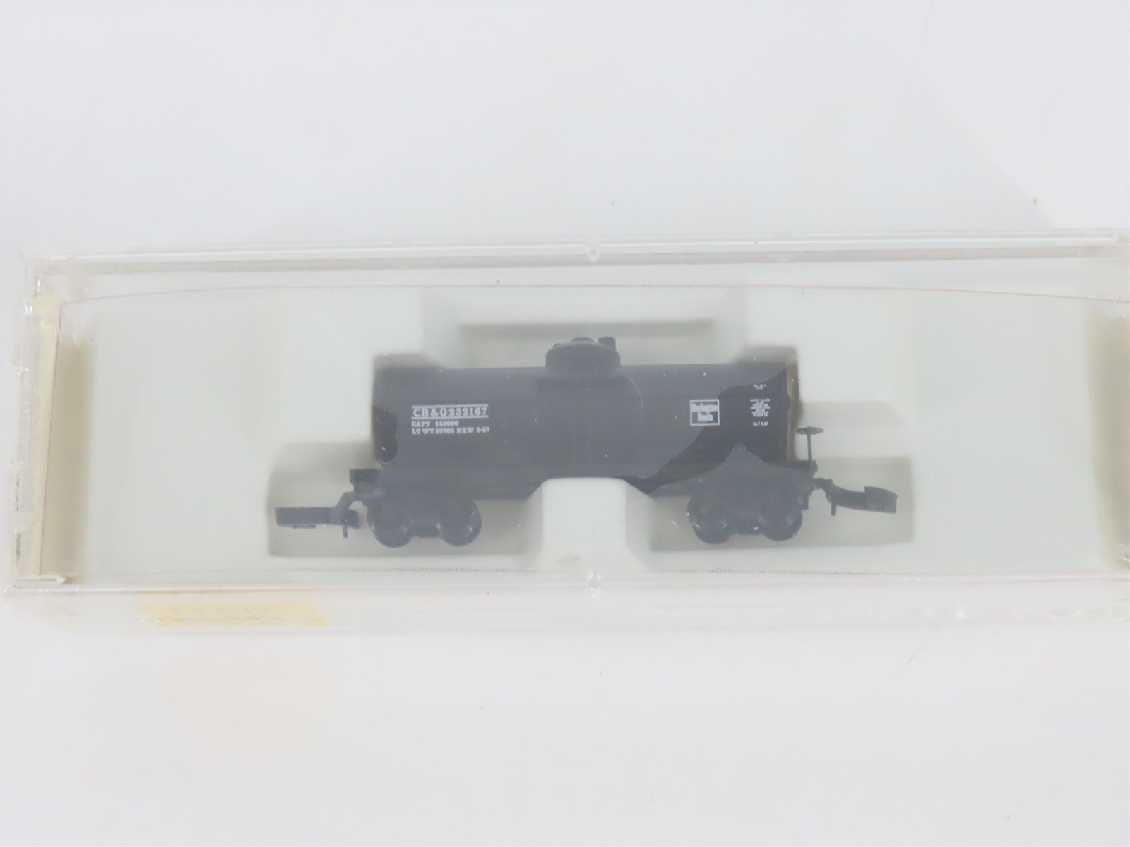 Z Kadee Micro-Trains MTL 14407 CB&Q Burlington Route Single Dome Tank Car 232167