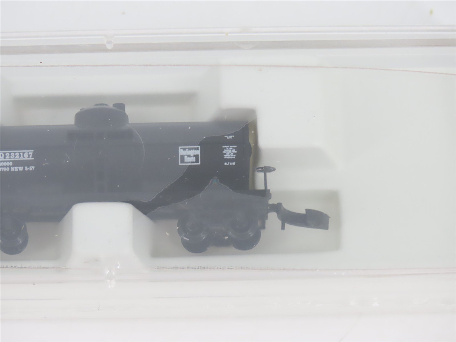 Z Kadee Micro-Trains MTL 14407 CB&Q Burlington Route Single Dome Tank Car 232167