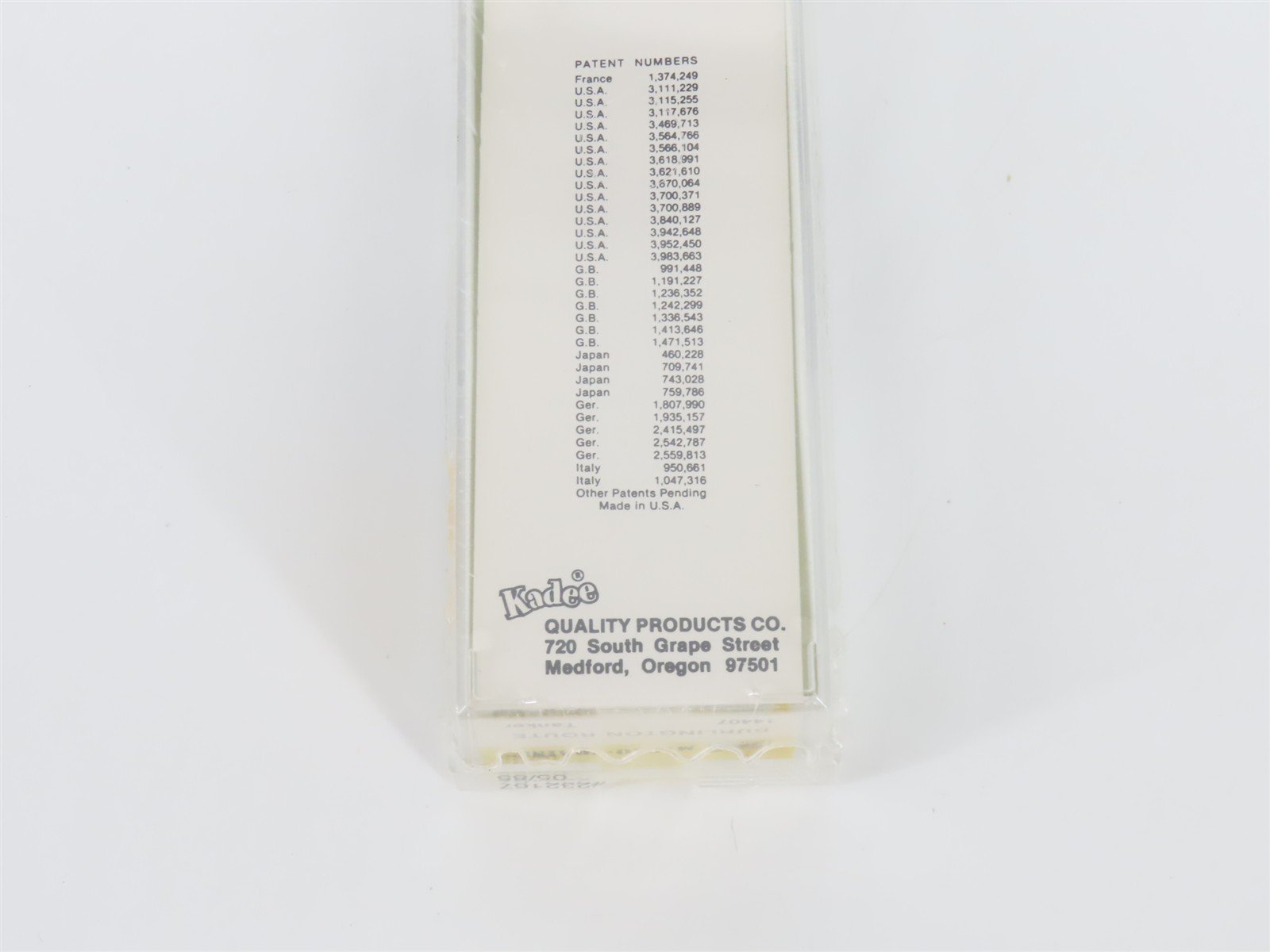 Z Kadee Micro-Trains MTL 14407 CB&Q Burlington Route Single Dome Tank Car 232167