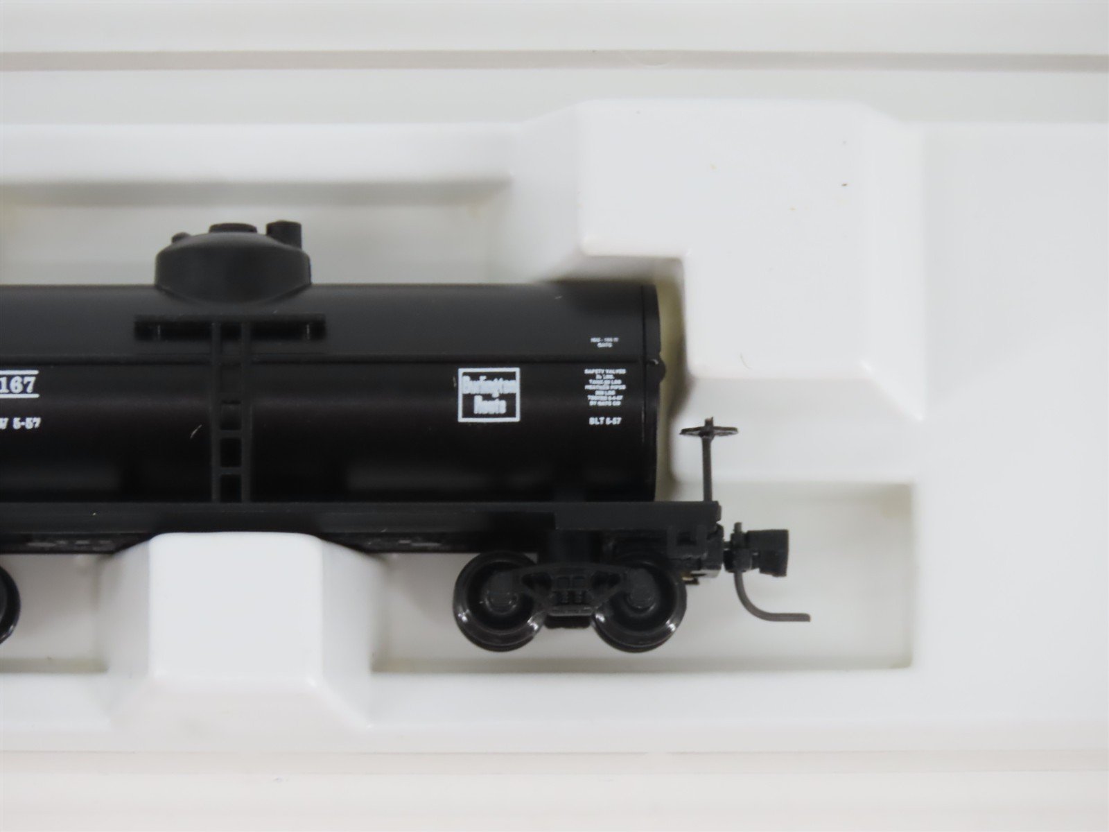 Z Kadee Micro-Trains MTL 14407-2 CB&Q Burlington Route Single Dome Tank Car