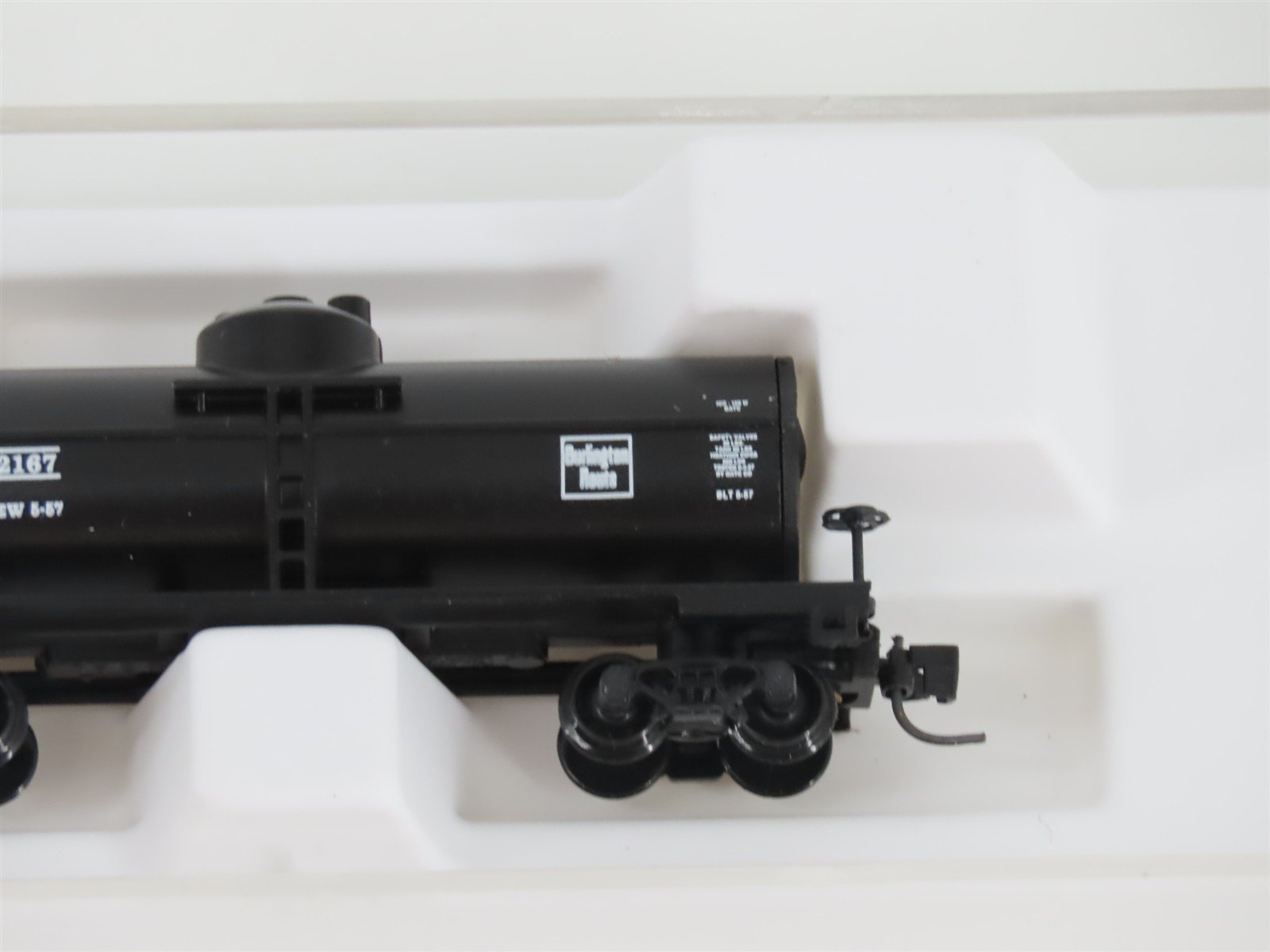Z Kadee Micro-Trains MTL 14407-2 CB&Q Burlington Route Single Dome Tank Car