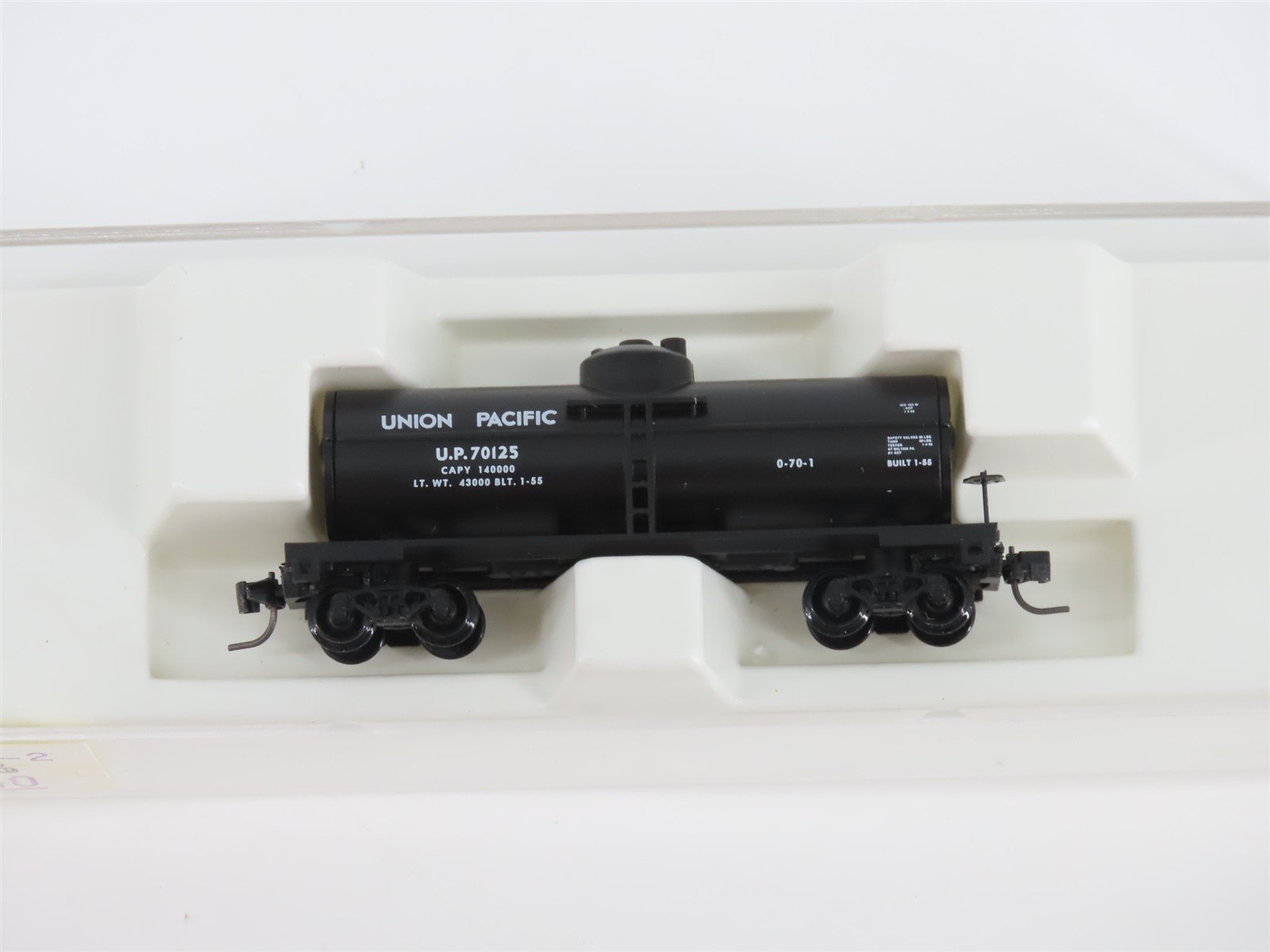 Z Kadee Micro-Trains MTL 14405-2 UP Union Pacific Single Dome Tank Car #70125
