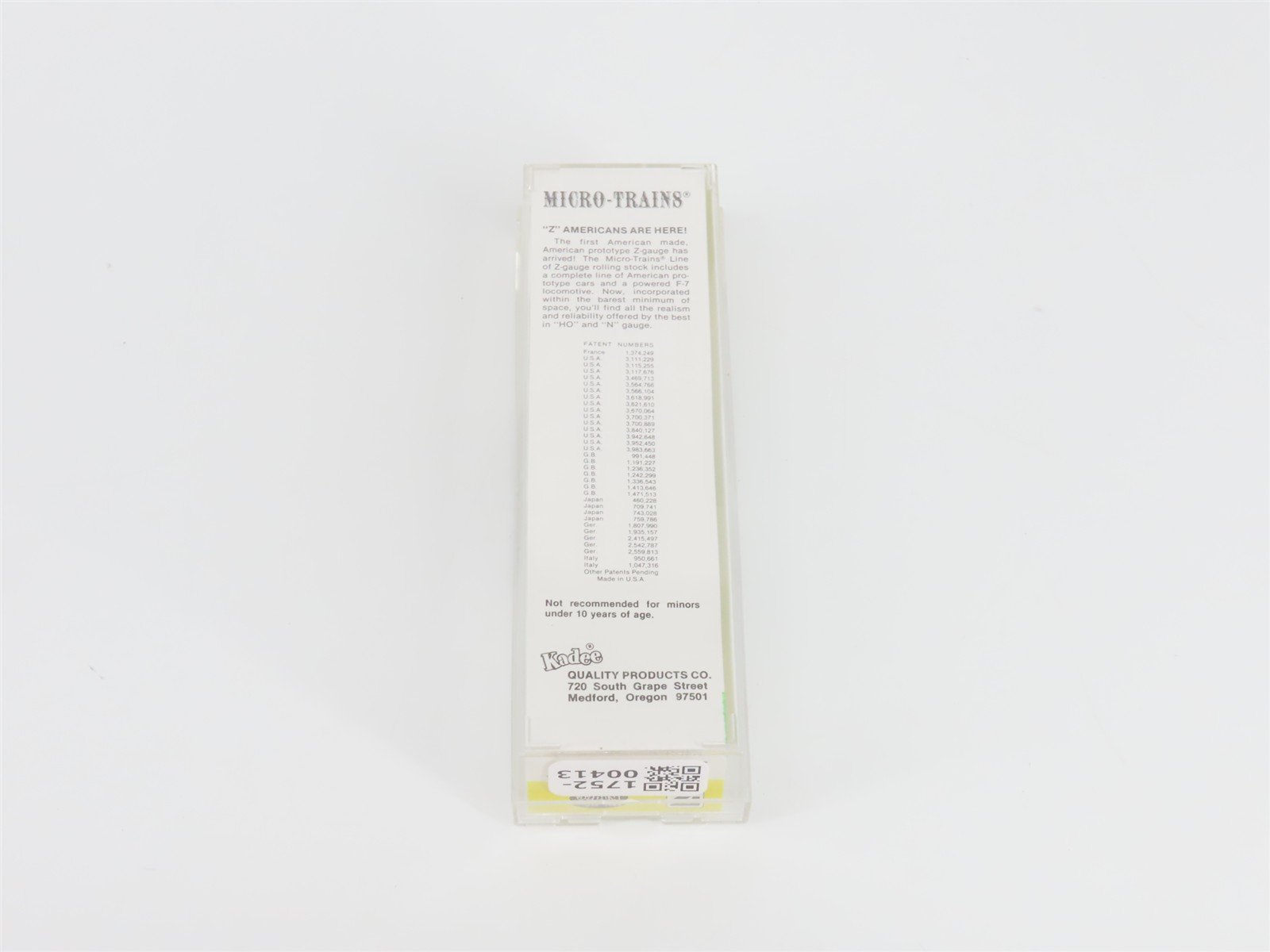 Z Kadee Micro-Trains MTL 14405-2 UP Union Pacific Single Dome Tank Car #70125