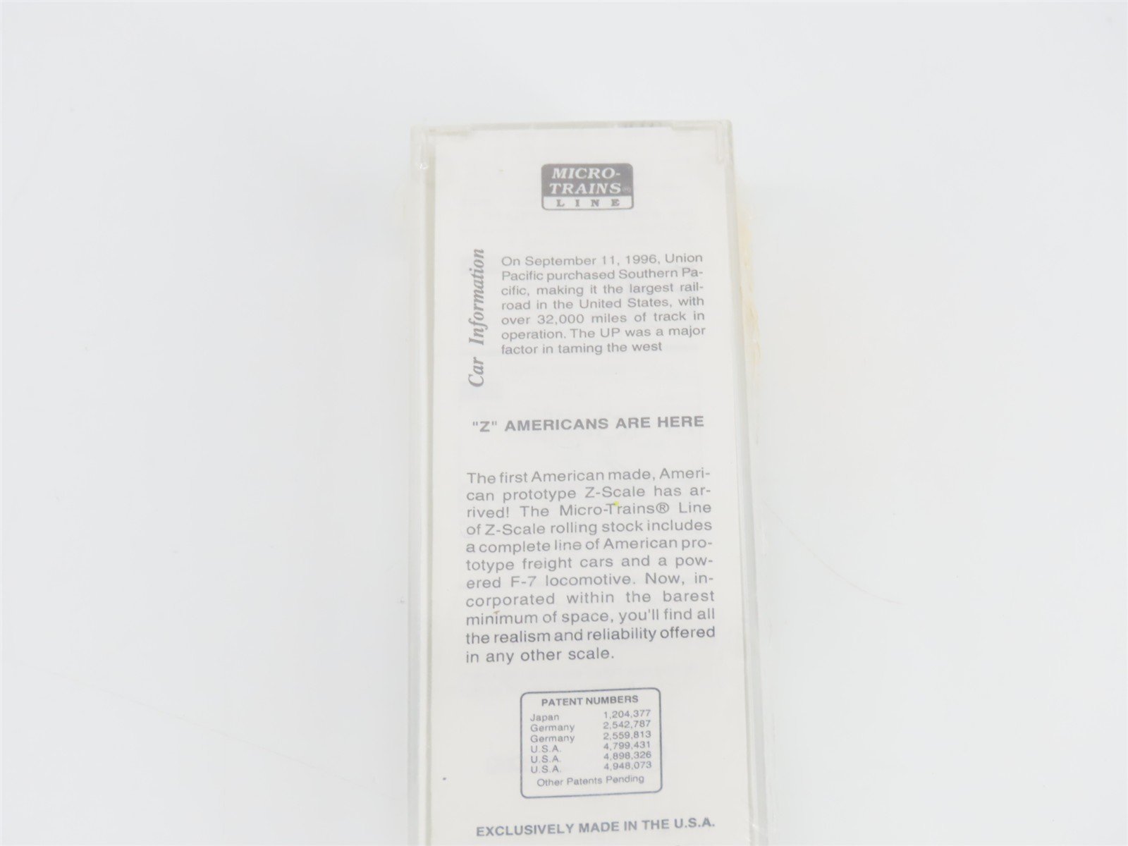 Z Scale Micro-Trains MTL 14405 UP Union Pacific Single Dome Tank Car #70136