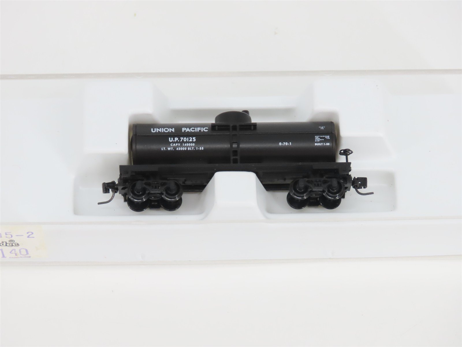 Z Kadee Micro-Trains MTL 14405-2 UP Union Pacific Single Dome Tank Car #70125