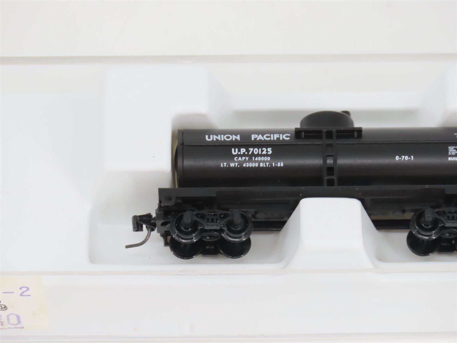 Z Kadee Micro-Trains MTL 14405-2 UP Union Pacific Single Dome Tank Car #70125