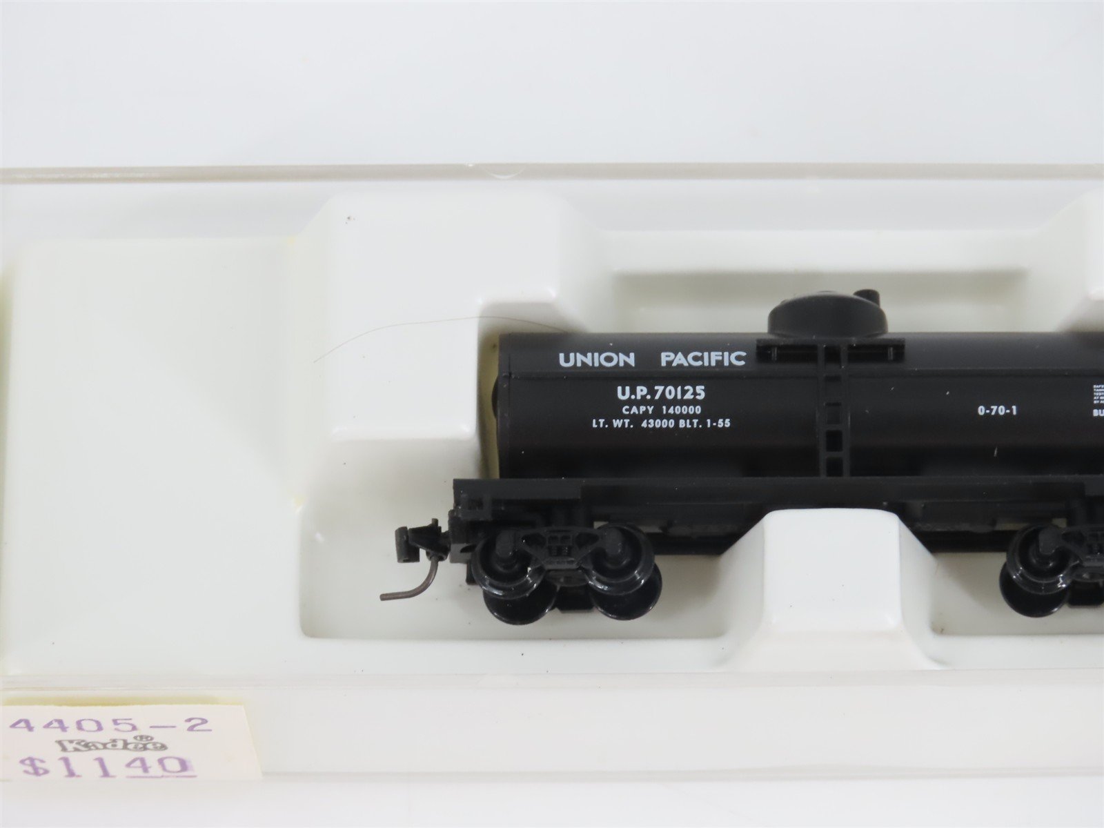 Z Kadee Micro-Trains MTL 14405-2 UP Union Pacific Single Dome Tank Car ...