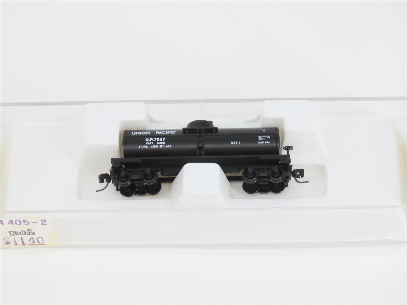 Z Kadee Micro-Trains MTL 14405-2 UP Union Pacific Single Dome Tank Car #70117