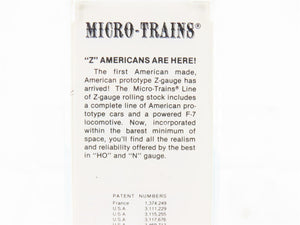 Z Scale Kadee Micro-Trains MTL 14405 UP Union Pacific Single Dome Tank Car 70117